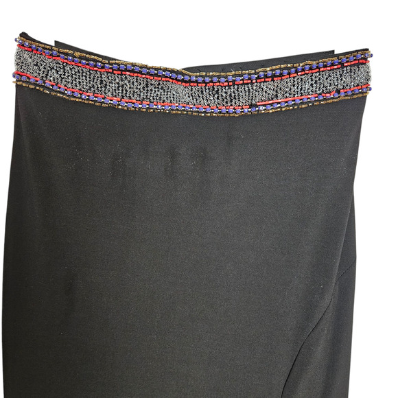 Cassandra Stone by Mac Duggal Beaded 2 Piece Maxi Length Prom Dress Gown Size 2 - Picture 7 of 16